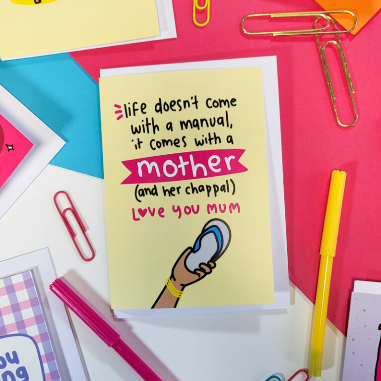 Life Doesn't Come With A Manual Mum Card - The Playful Indian