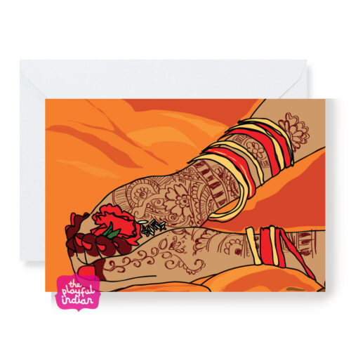 Traditional Indian Wedding Card