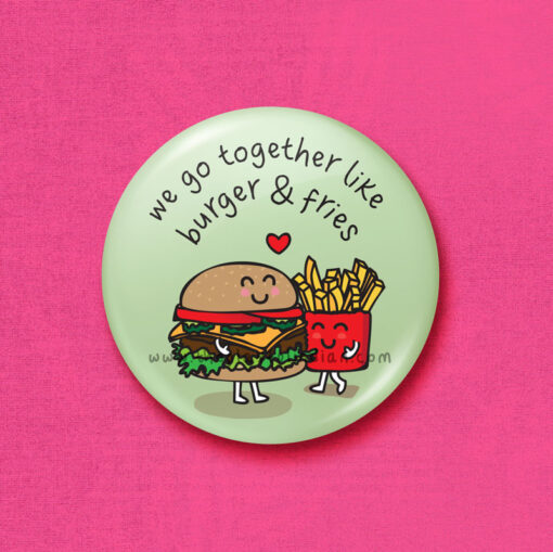 burger and fries accessory