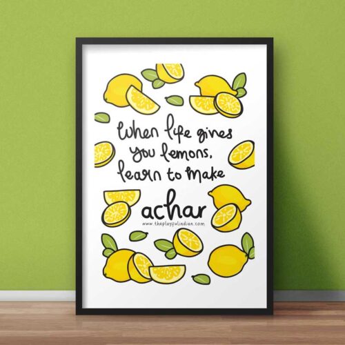 When Life Gives You Lemons A5 Print