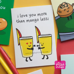 mango lassi greeting card