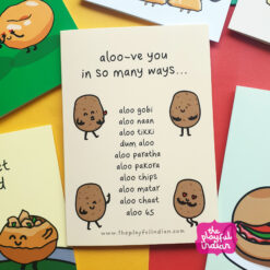 aloove you indian greeting card