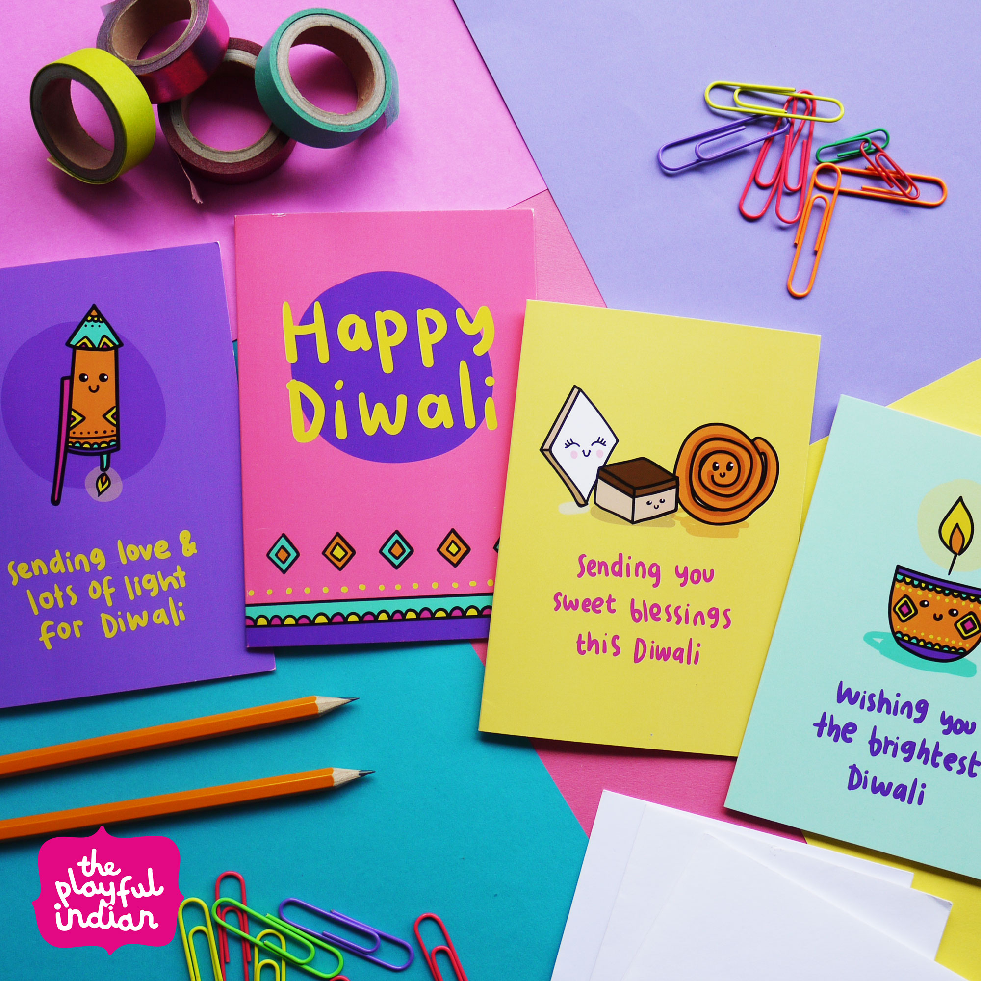 Sending The Sweetest Blessings Diwali Greeting Card - The ...