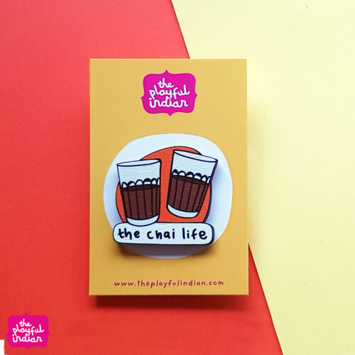 The Chai Life Wooden Pin