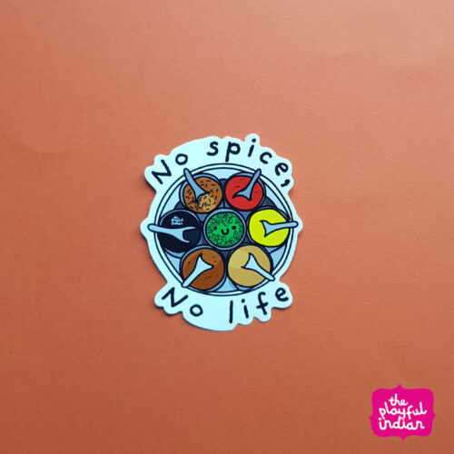 no spice no life sticker