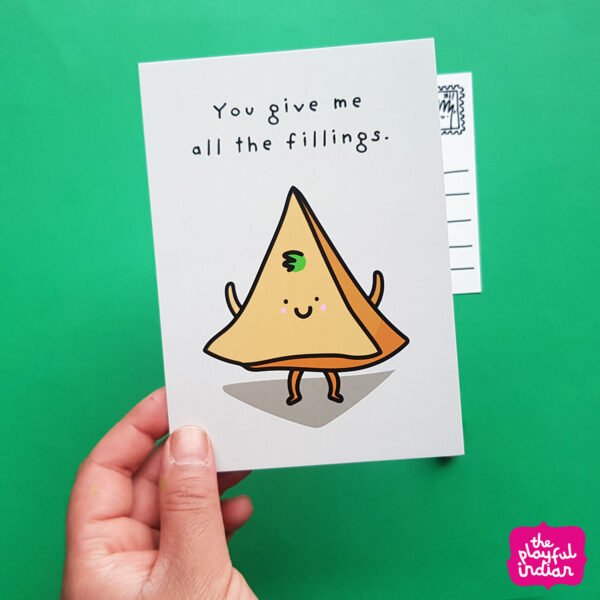 You Give Me All The Fillings Postcard