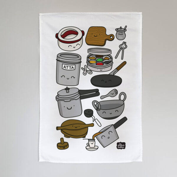 desi kitchen equipment tea towel