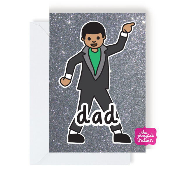 Emoji Dancing Dad Card