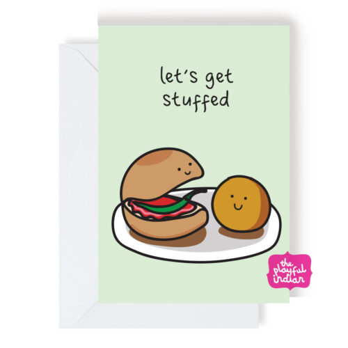 Let's Get Stuffed Card