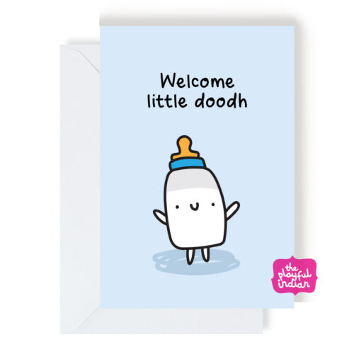 Welcome little Doodh Card