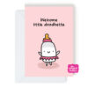 Welcome Little Doodhette Baby Card