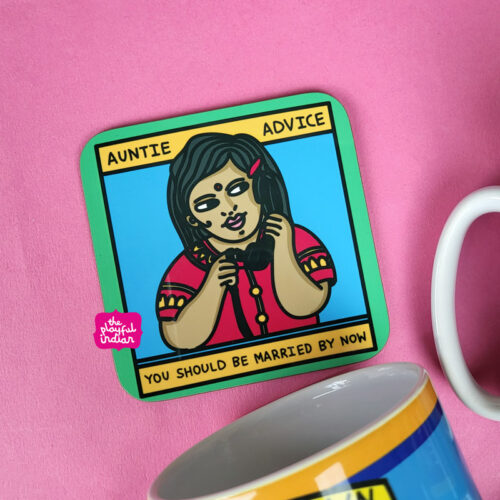 Auntie Advice - Married By Now Coaster