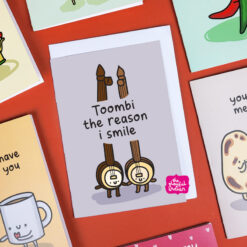toombi the reason funny asian greeting card