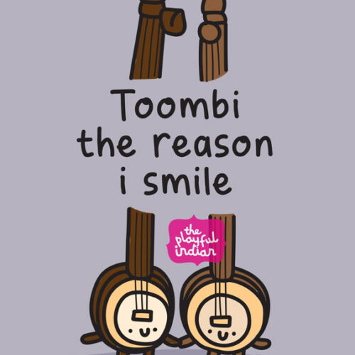 Toombi The Reason I smile Greeting Card