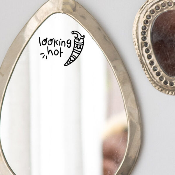 mirror decal