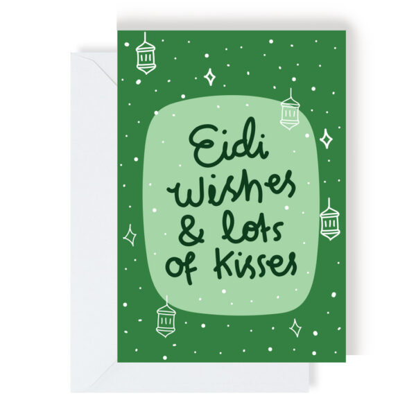 Eidi Wishes & Lots of Kisses Card