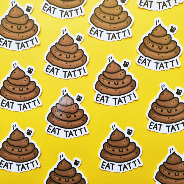 Eat Tatti Vinyl Sticker