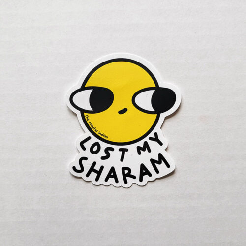 lost my sharam sticker