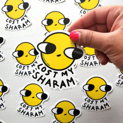 lost my sharam sticker