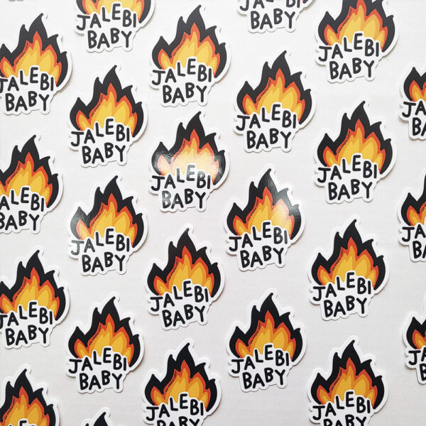 Jalebi Baby Fire Vinyl Sticker
