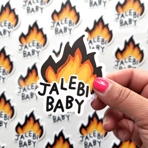 Jalebi Baby Fire Vinyl Sticker