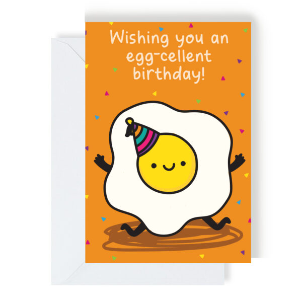 Wishing You An Egg-cellent Birthday Card