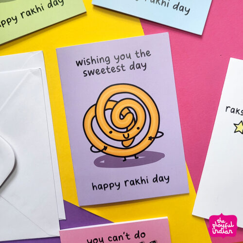 Wishing You The Sweetest Day Raksha Bandhan Greeting Card
