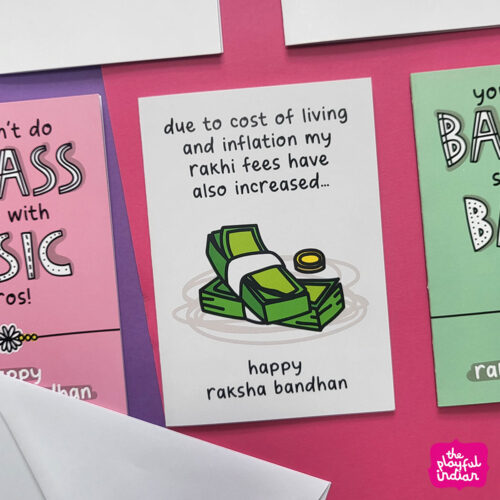 Raksha bandhan fee increase inflation card