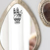 Peace Mirror Decal