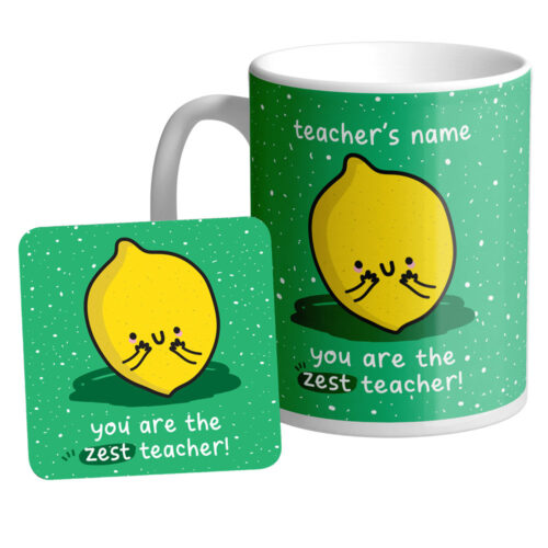You Are The Zest Teacher Mug & Coaster Gift Set