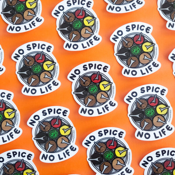 no spice no life vinyl sticker