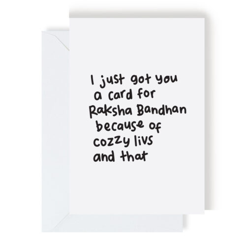 Cozzy Livs And That Raksha Bandhan Greeting Card