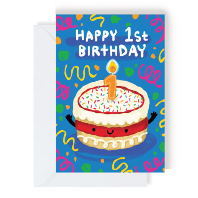 Happy 1st Birthday Kids Age Greeting Card