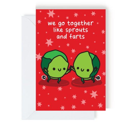 Sprouts & Farts Christmas Greeting Card