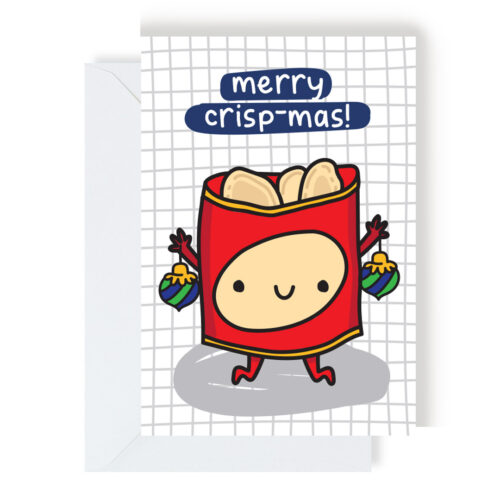 Merry Crisp-mas Christmas Greeting Card