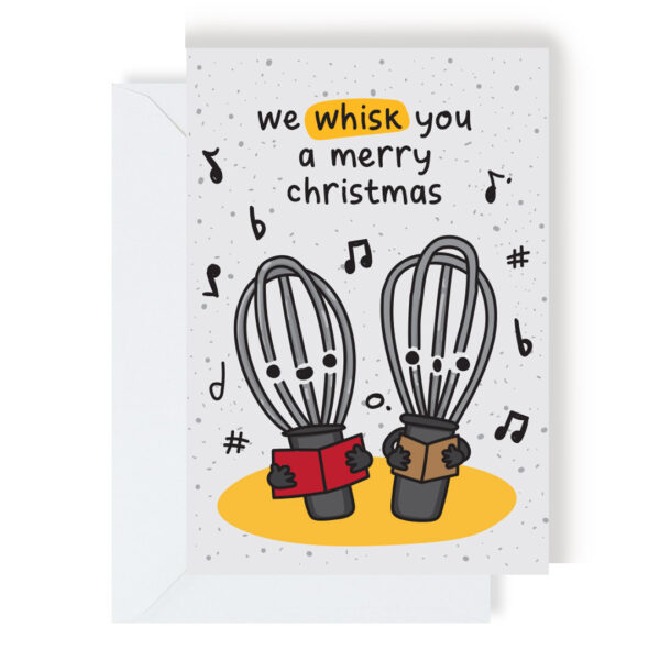 Whisk You A Merry Christmas Greeting Card