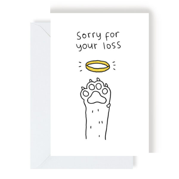 Sorry For You Loss - Dog Loss Sympathy Card