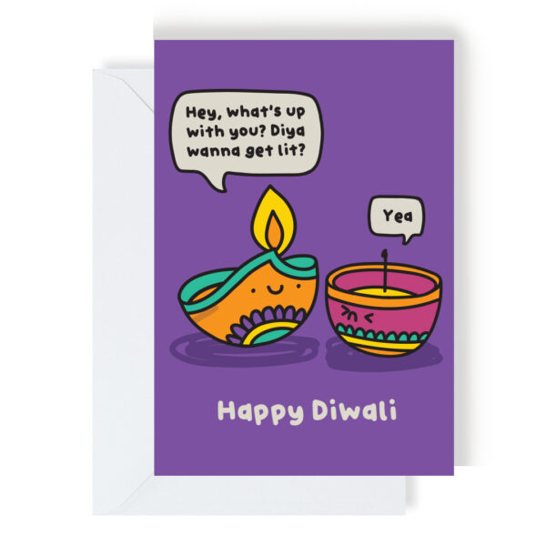 Get Lit Diwali Greeting Card