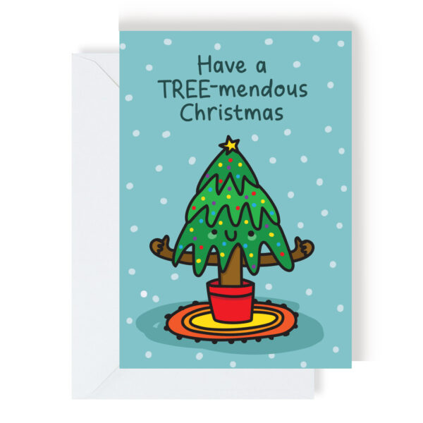 Have A Tree-mendous Christmas Greeting Card