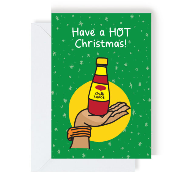 Have A Hot Christmas Indian Christmas Greeting Card