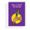 Have A Spicy Christmas Indian Christmas Greeting Card