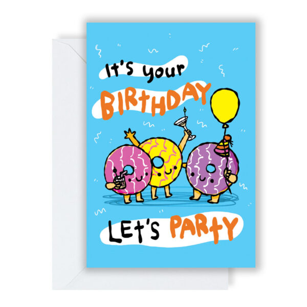 Birthday Party Rings Card