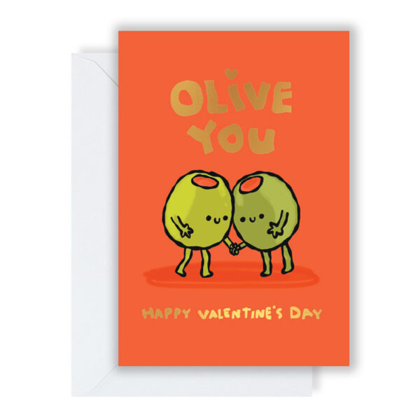 Olive You Valentine's Day Card